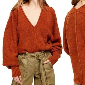 Free People Reverie V-Neck Sweater